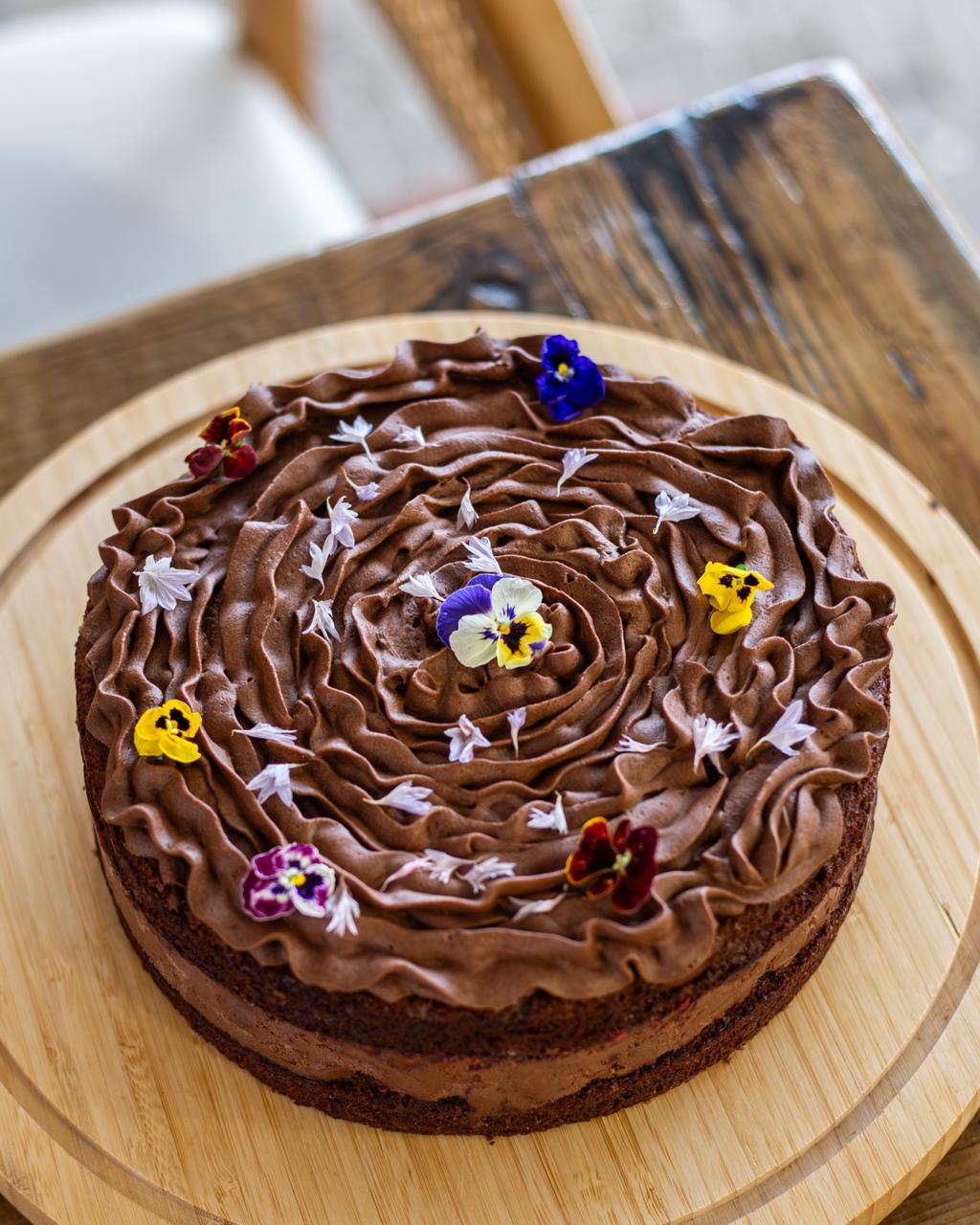 Mousse au chocolat à la framboise