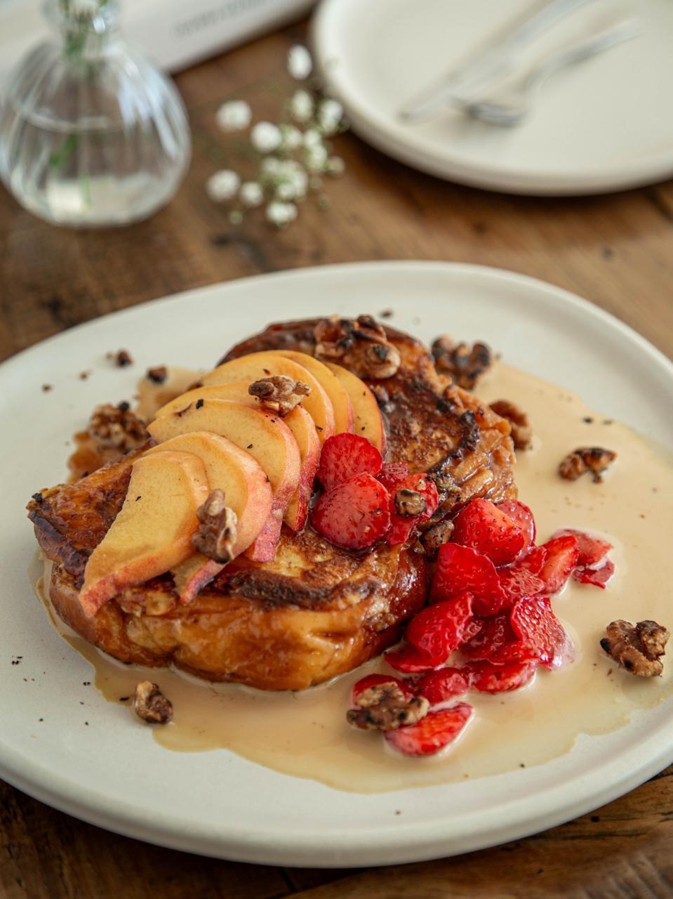 Pain perdu au dulce de leche
